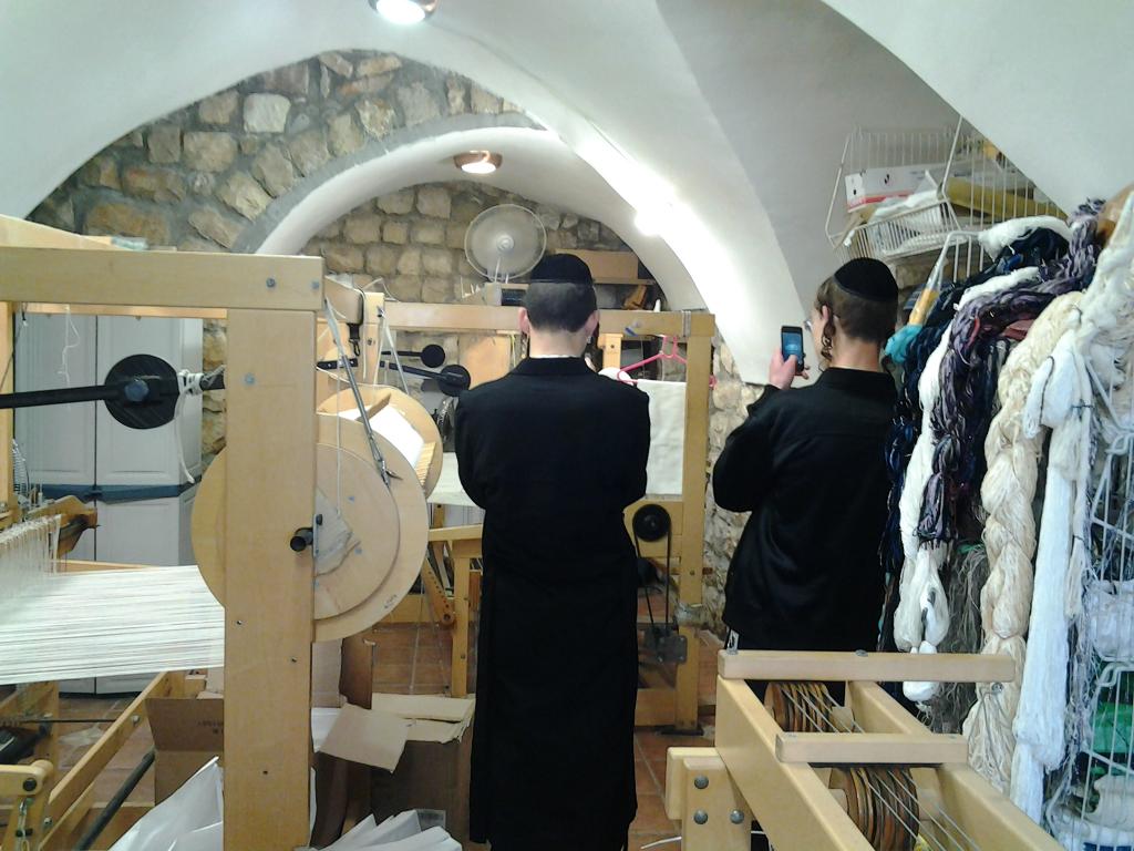 A weaving studio in Safed 2014