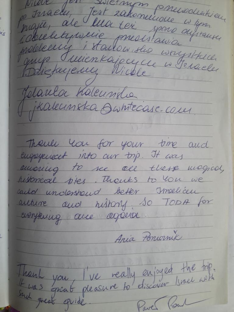 Guest testimonial
